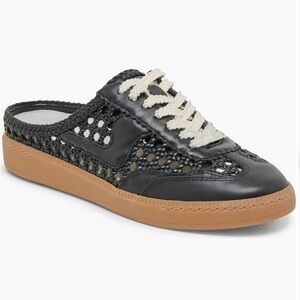 Dolce Vita Notice Woven Slide Mule Leather Sneaker Size 9.5